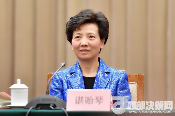 全國(guó)人大代表、貴州省委副書記、省長(zhǎng)諶貽琴發(fā)言