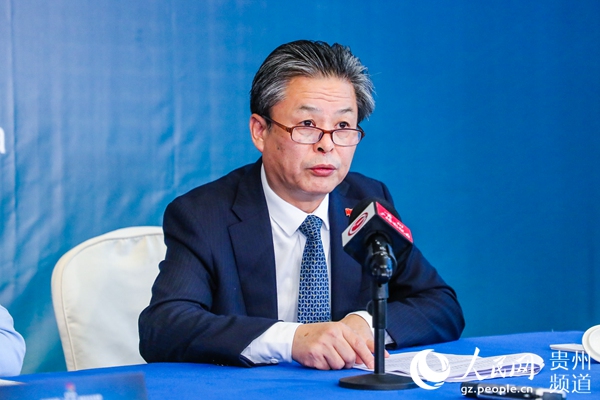 中國-東盟中心秘書長陳德海。吳少飛 攝