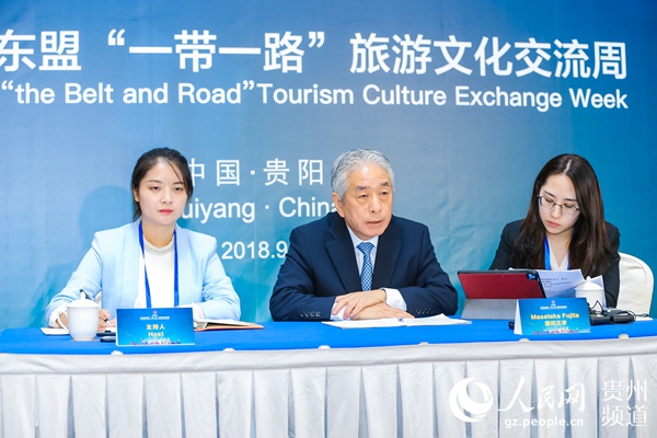 日本—東盟中心秘書長藤田正。孫一銘 攝