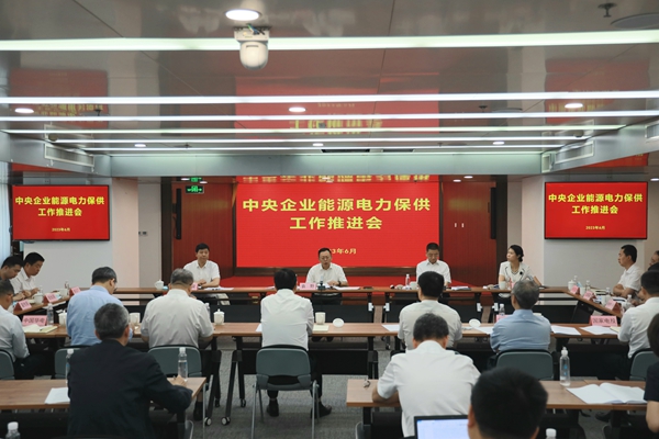 國務(wù)院國資委召開中央企業(yè)能源電力保供工作推進(jìn)會(huì)。 來源：國務(wù)院國資委